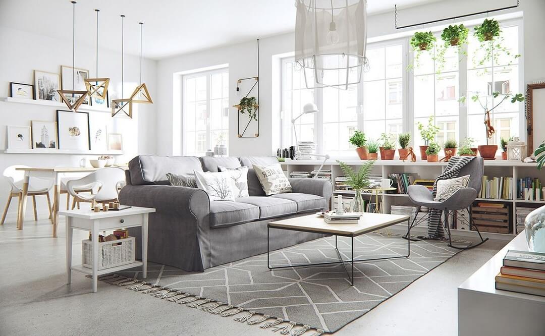 Thiết kế nội thất cho biệt thự phong cách scandinavian