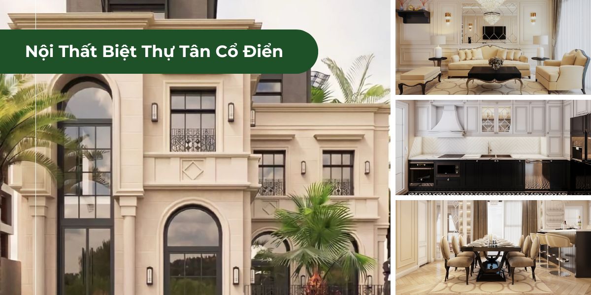 Nội thất biệt thự tân cổ điển