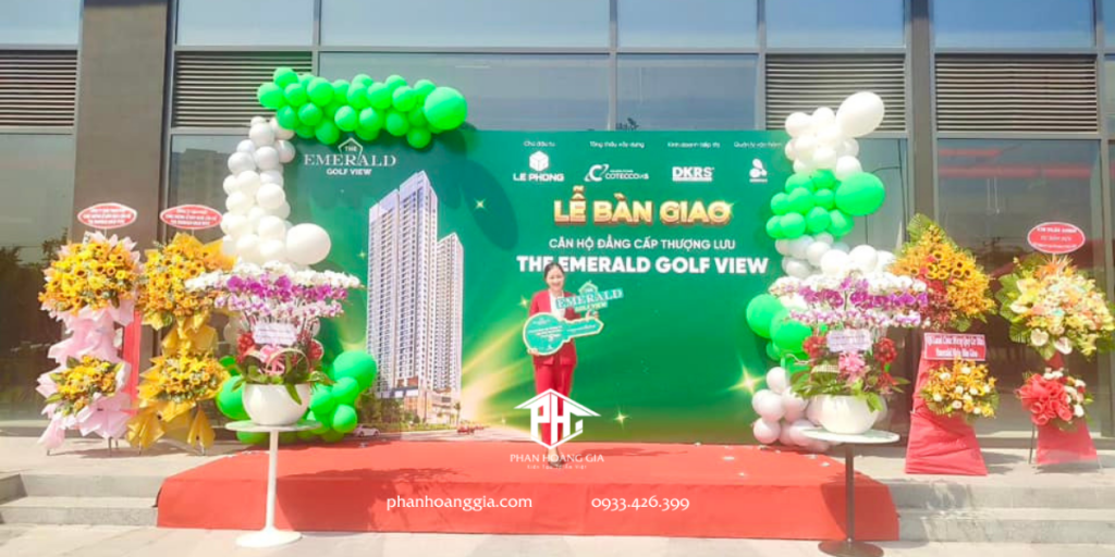 Lễ bàn giao căn hộ dự án The Emerald Gold View cho những cư dân đầu tiên