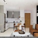 Không gian phòng bếp