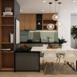 Nội thất phòng bếp căn hộ anh Liêm