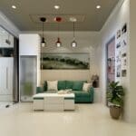 Nội thất phòng khách căn hộ chị Phương