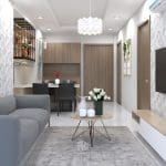 Nội thất phòng khách căn hộ chị Nga