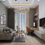 Nội thất phòng khách căn hộ chị Như