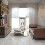 Nội thất phòng khách căn hộ chị Thế Anh