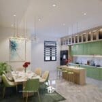 Không gian phòng bếp