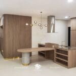 Không gian phòng bếp căn hộ A12C04