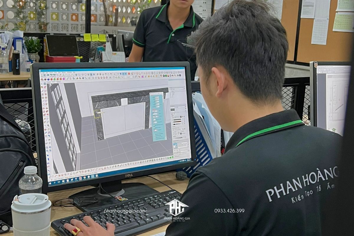 Quy trình thi công nội thất nhà phố: Thiết kế 2D, 3D