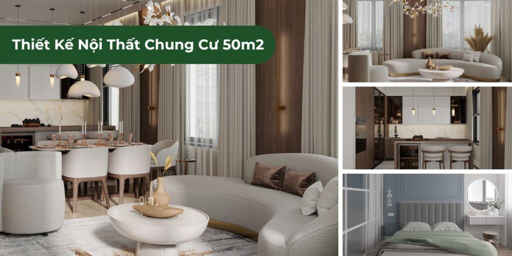 Thiết kế nội thất chung cư 50m2