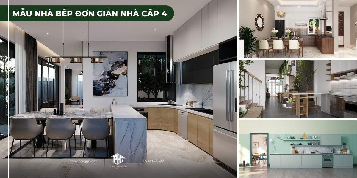 Mẫu nhà bếp đơn giản nhà cấp 4