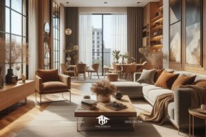 Phòng khách nhà phố đẹp là điểm tựa của sự quý phái và sang trọng