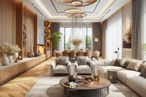 thanh lịch và hiện đại: phòng khách biệt thự là nguồn cảm hứng cho không gian sống đẳng cấp