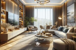 Khám phá không gian mới: Nội thất phòng khách sáng tạo cho căn hộ 2 phòng ngủ