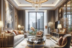 Không gian sống độc đáo: Phòng khách căn hộ hiện đại là điểm tựa cho cuộc sống đẳng cấp