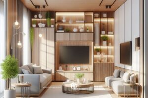 phòng khách nhà ống hiện đại là biểu tượng của phong cách