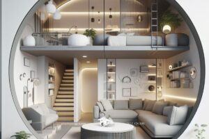 phòng khách nhà ống đơn giản nhưng đầy tinh tế