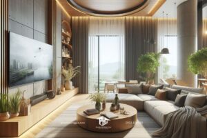 Phòng khách nhà ống tiện nghi là nơi chứa đựng đẳng cấp