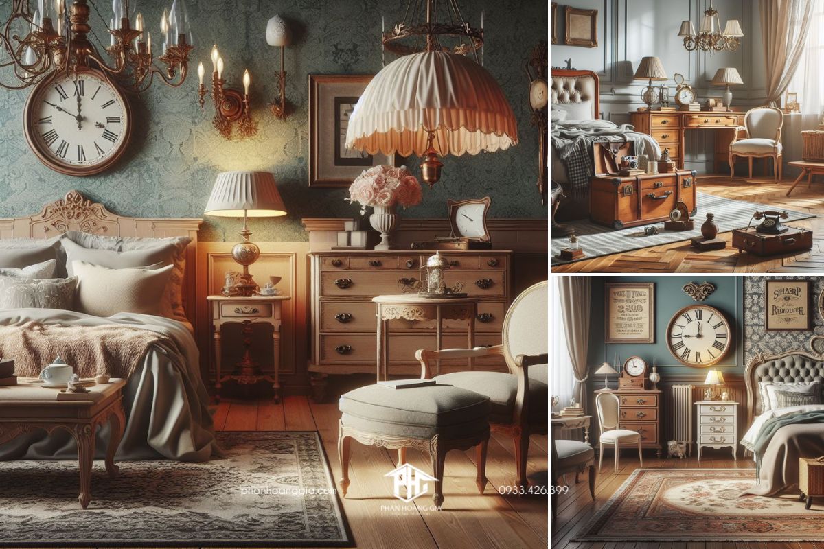 Chọn phong cách vintage cho phòng ngủ, hoài niệm về nét xưa cũ