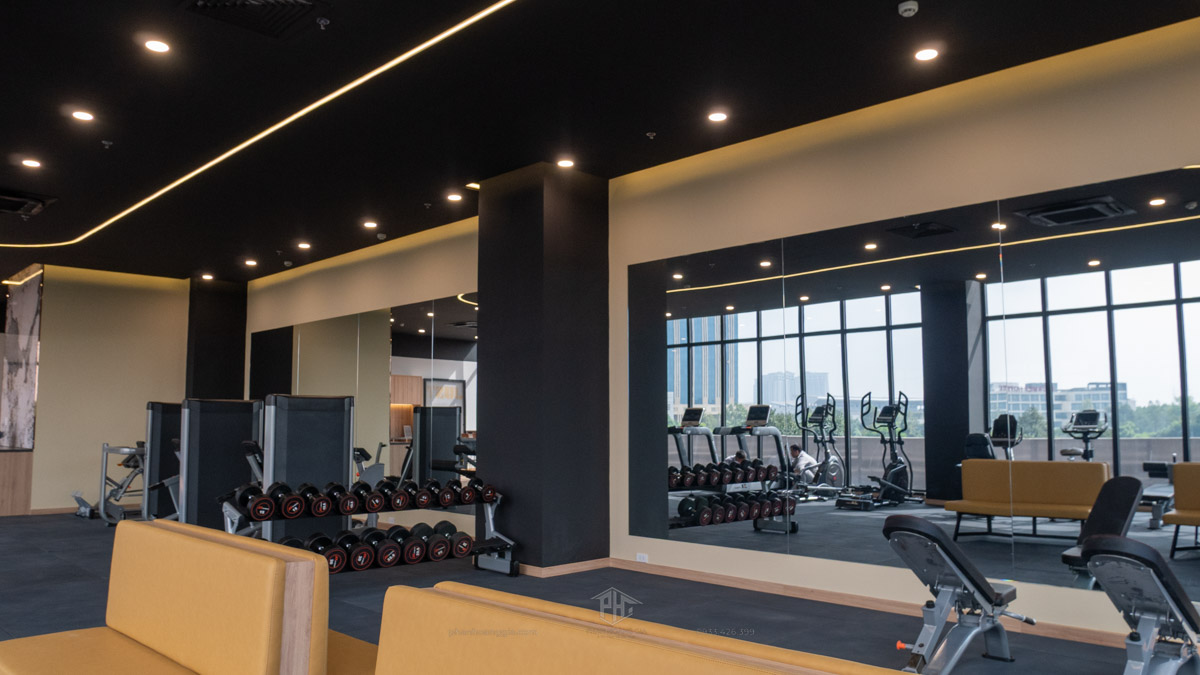 Thi công phòng Gym khách sạn TC Hotel