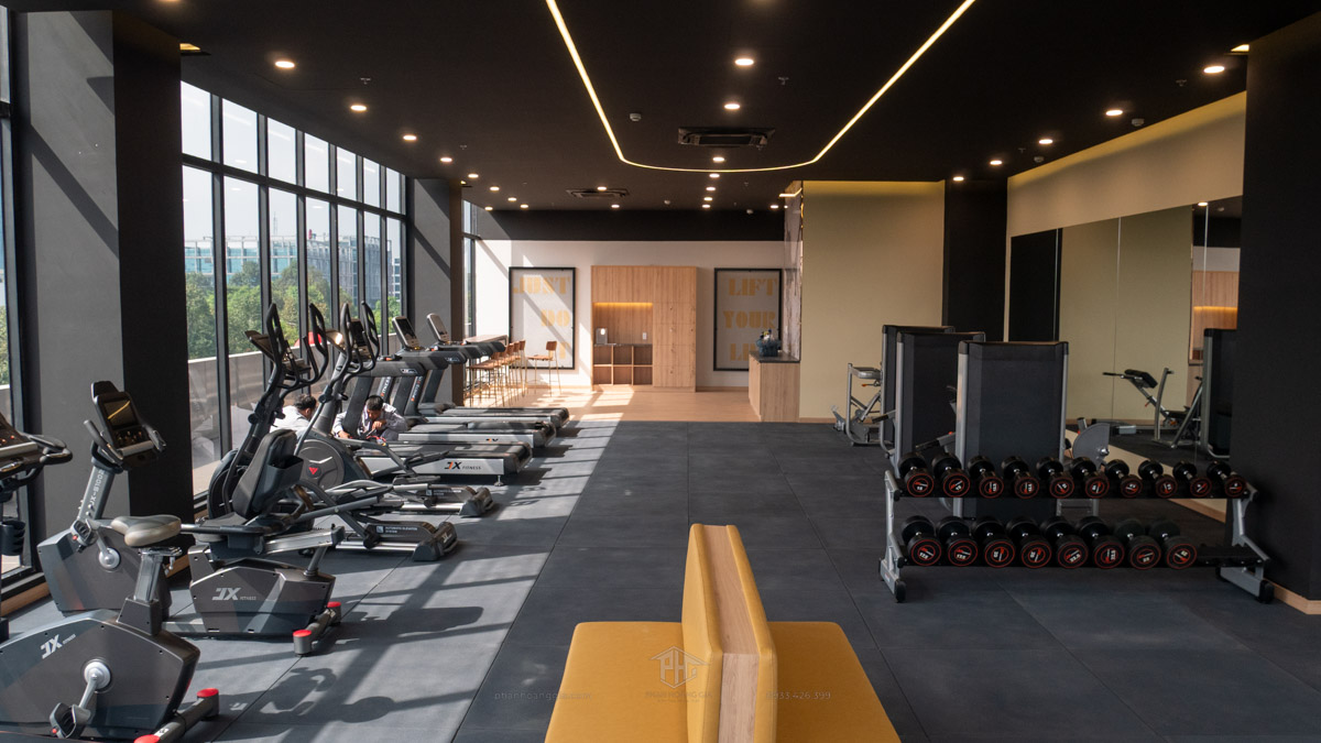 Thi công phòng Gym khách sạn TC Hotel