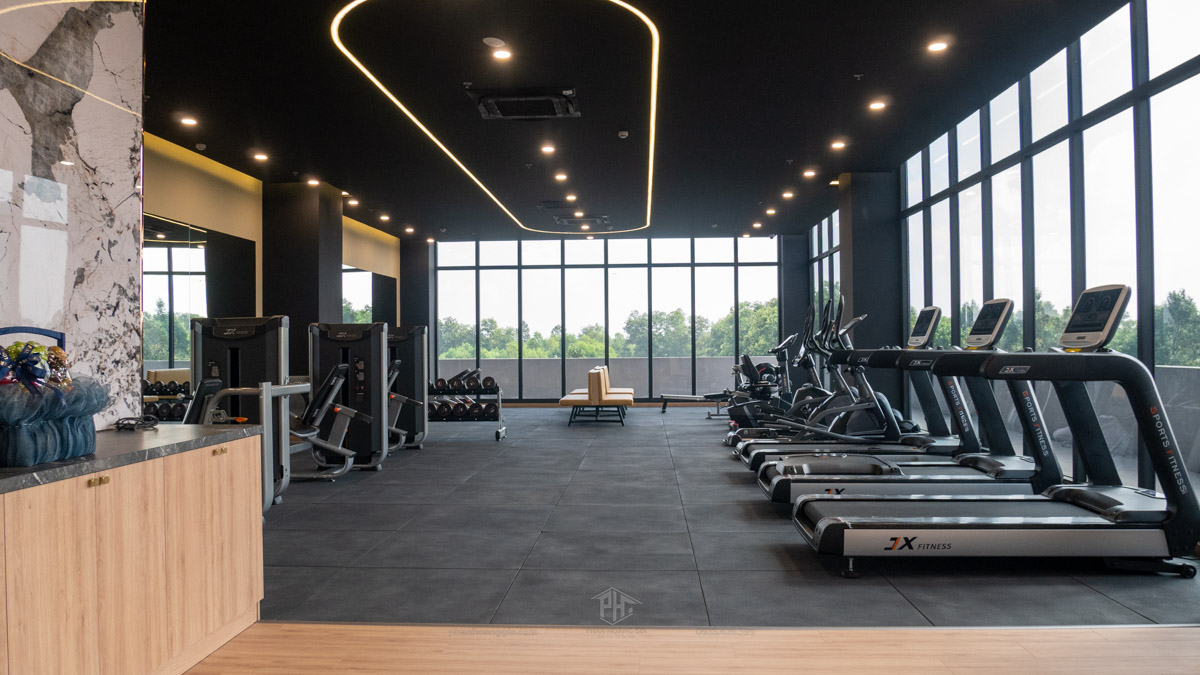 Thi công phòng Gym khách sạn TC Hotel