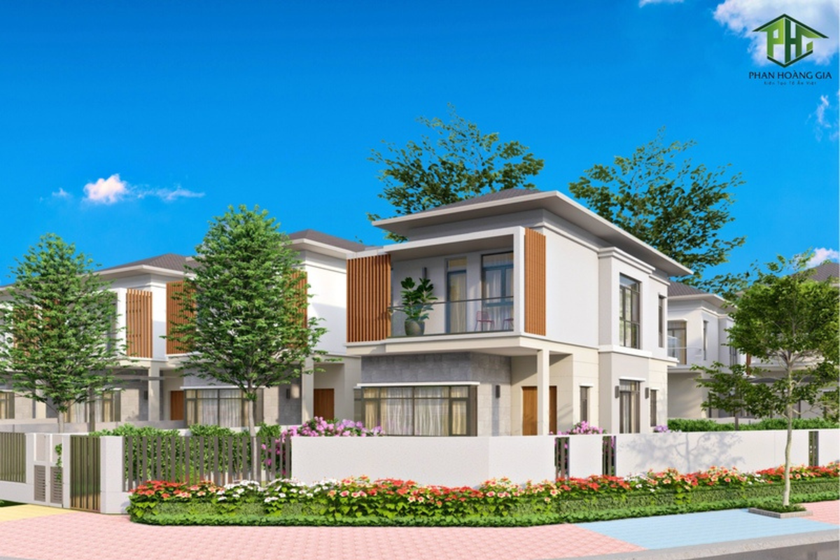 Phối cảnh biệt thự đơn lập giai đoạn 2 tại Sun Casa Central VSIP 2