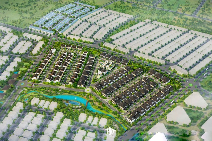 Tổng thể dự án nhà phố Bình Dương EcoLakes Mỹ Phước
