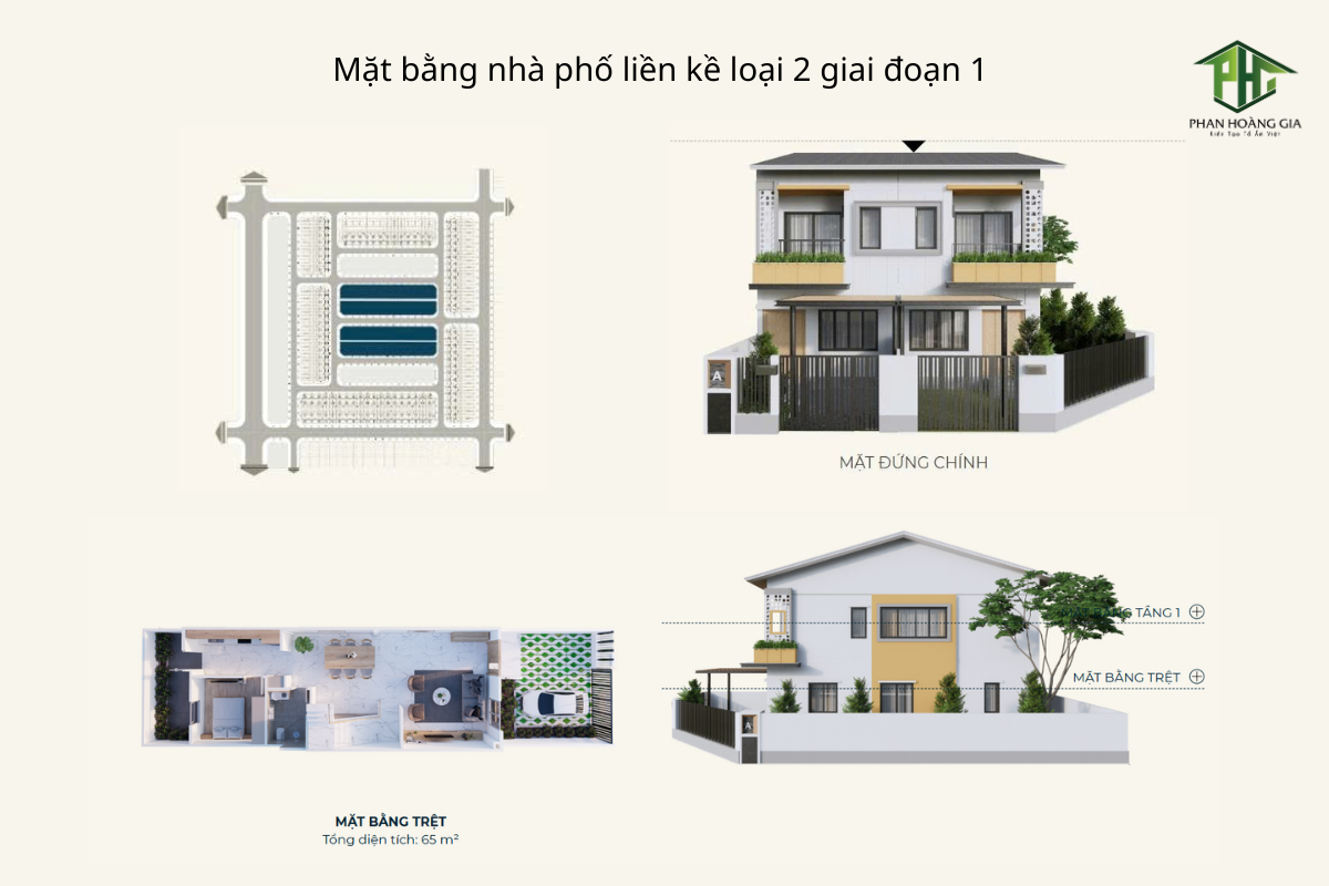 Mặt bằng thiết kế tại các phân khu trong khu đô thị Sun Casa