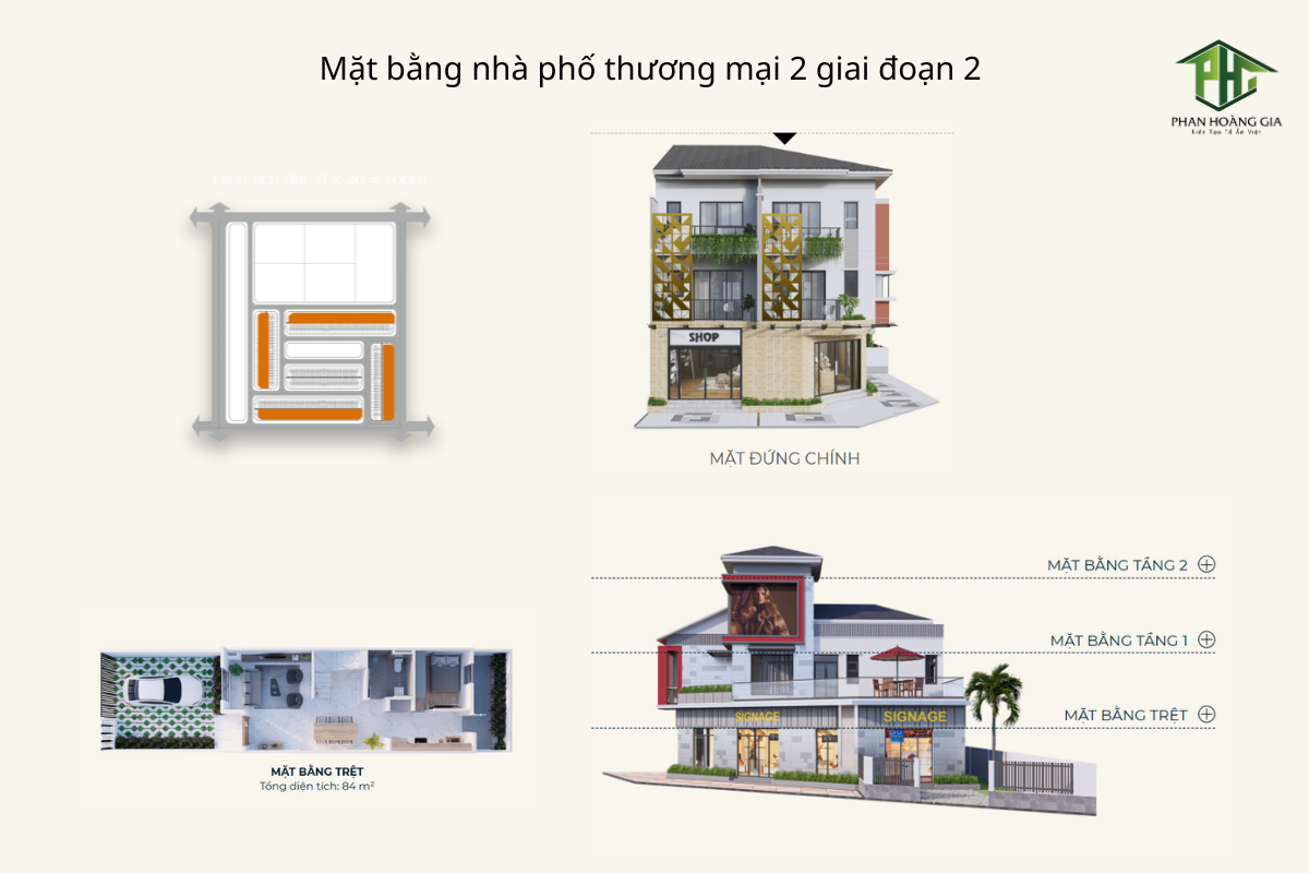 Mặt bằng thiết kế tại các phân khu trong khu đô thị Sun Casa