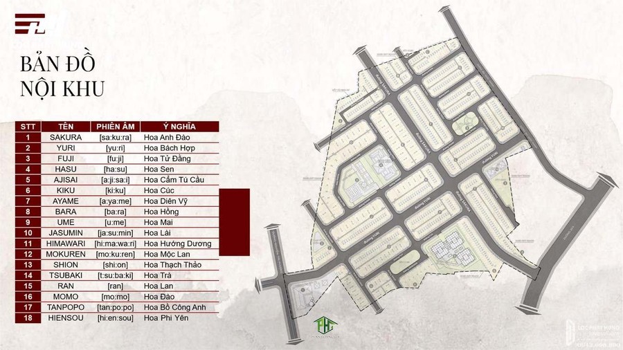 Mặt bằng dự án nhà phố Bình Dương Takara Residence