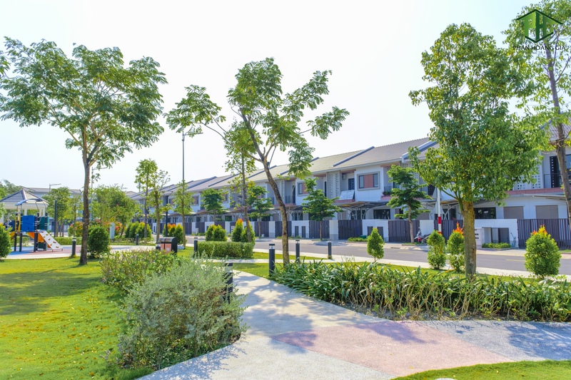 Phối cảnh nhà phố liền kề loại 2 giai đoạn 1 tại dự án Sun Casa Central Bình Dương