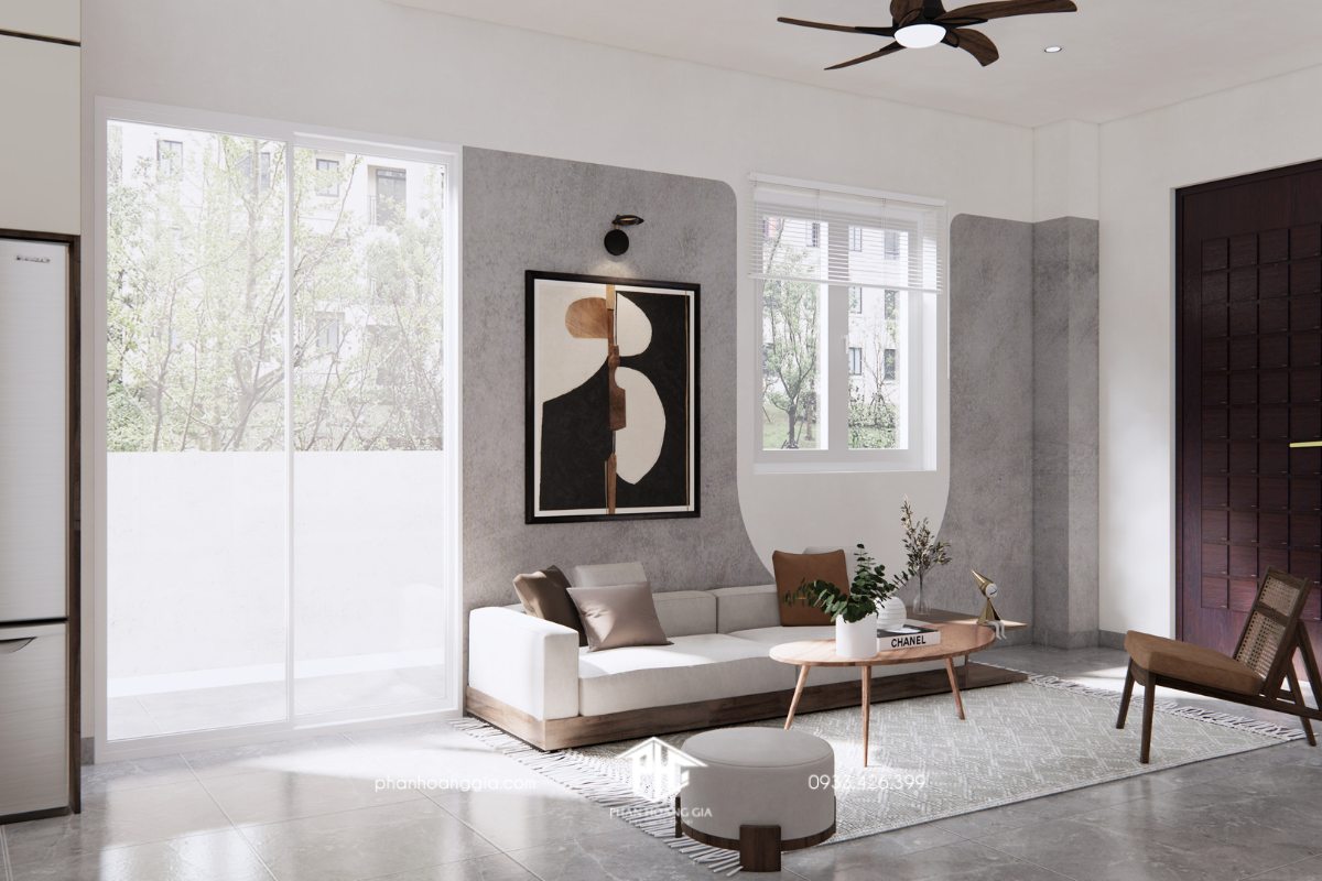 Thiết kế nội thất phòng khách tại Sun Casa VSIP 2
