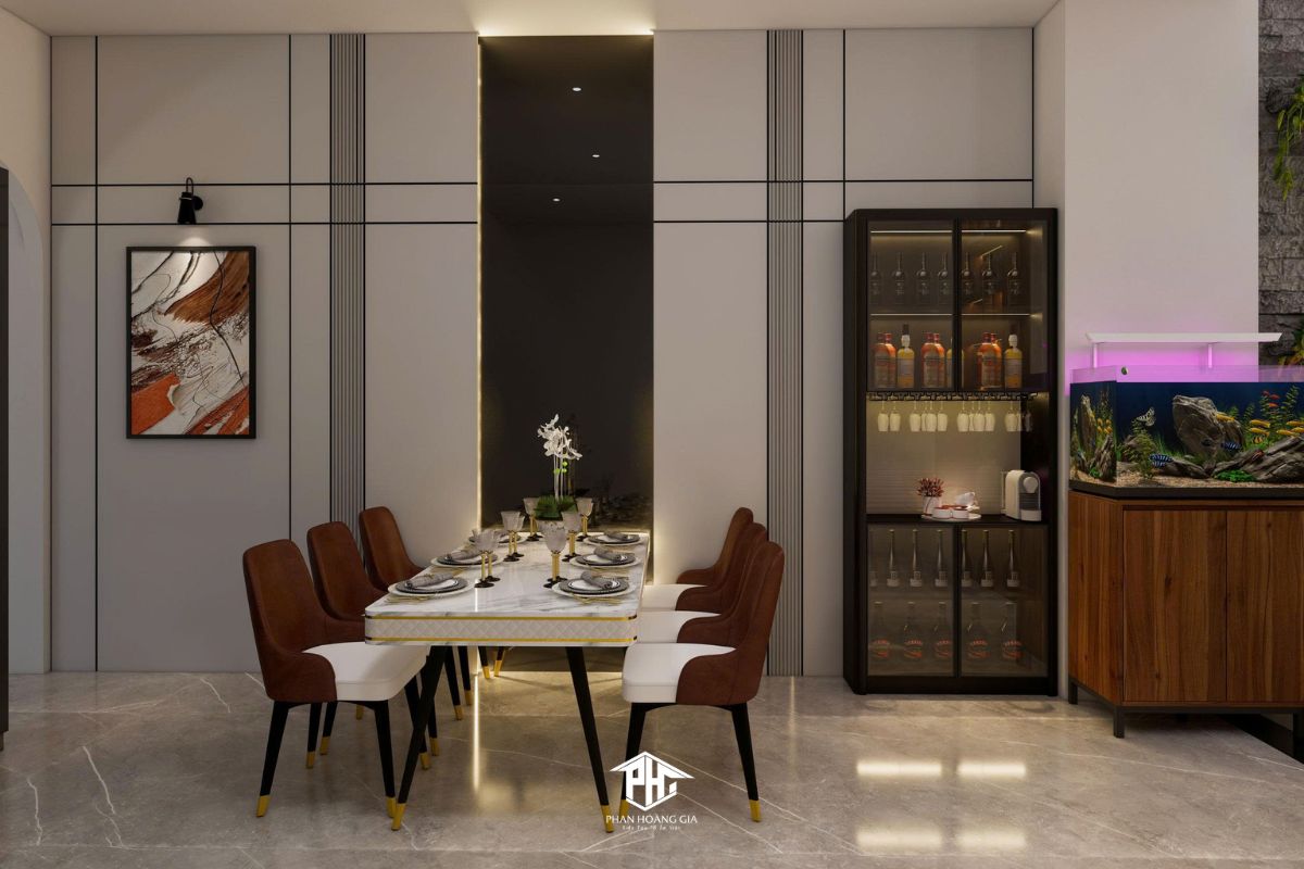 Thiết kế nội thất nhà phố - Phòng bếp