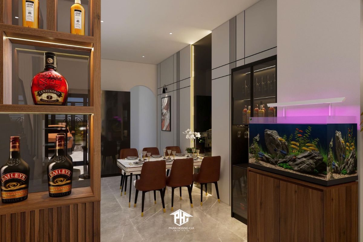 Thiết kế nội thất nhà phố - Phòng bếp