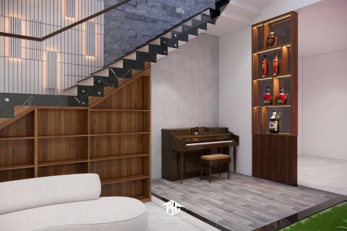 Thiết kế nội thất nhà phố - Phòng khách