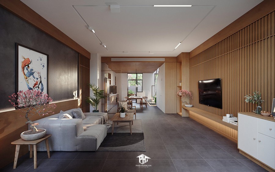 Dự án nhà phố Bình Dương Phúc An Ashita được thiết kế theo phong cách hiện đại kết hợp Nhật Bản