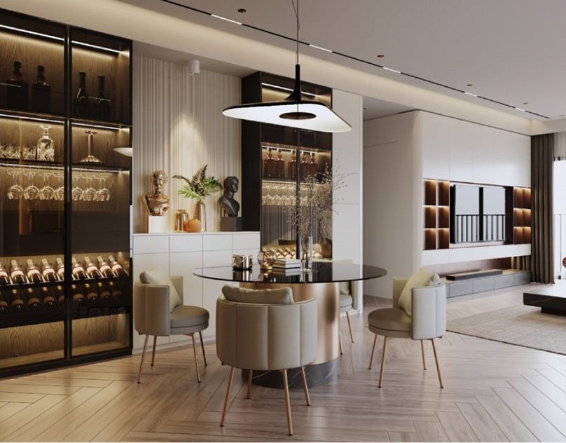 Phong cách thiết kế nội thất nhà phố Bình Dương