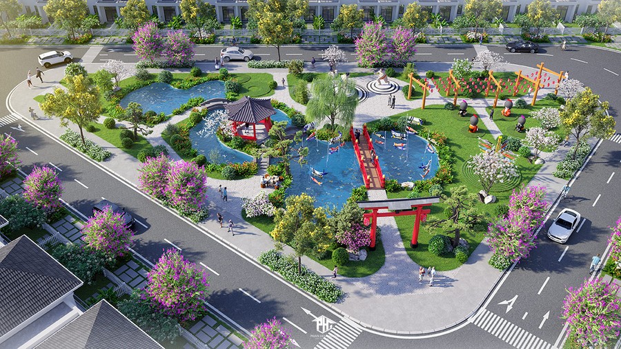 Các tiện ích nội khu dự án nhà phố Bình Dương Phúc An Ashita 