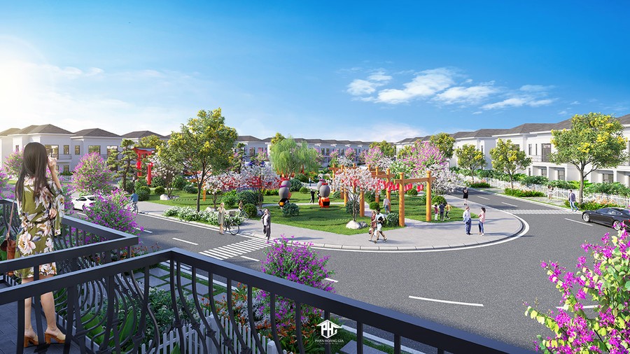 Các tiện ích nội khu dự án nhà phố Bình Dương Phúc An Ashita 