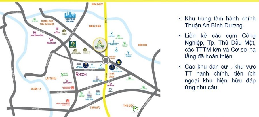 Dự án nhà phố Bình Dương An Phú Residence