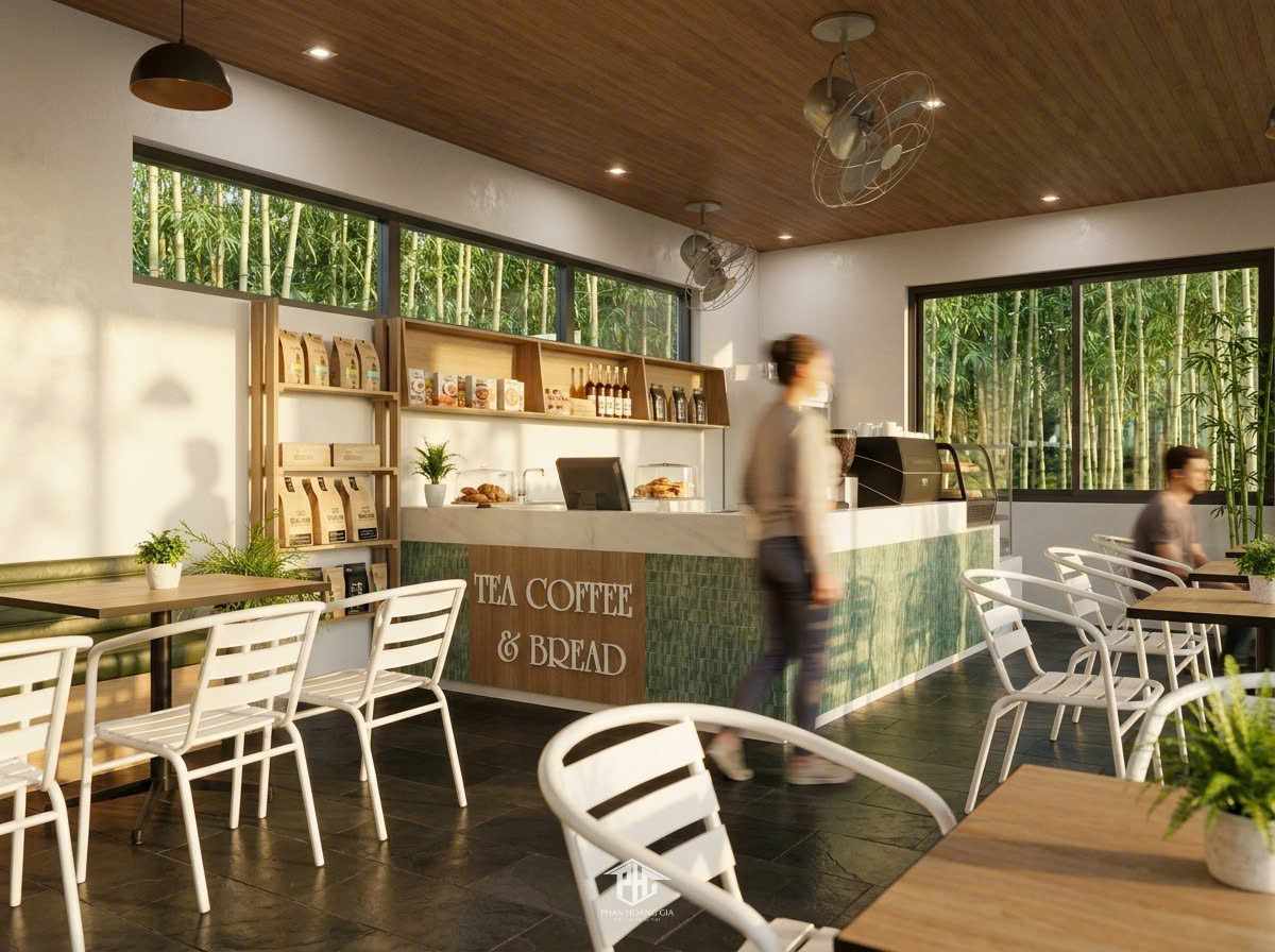 nội thất quán cafe